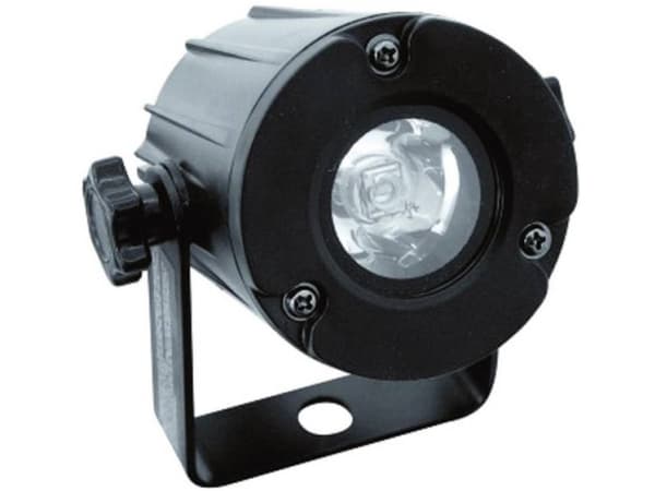 Eurolite LED PST-3 W 6000 K LED pin spot Antall lysdioder: 1 x 3 W Sort