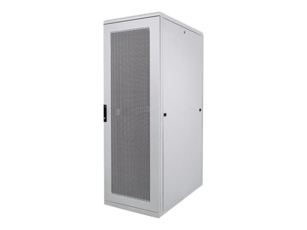 Intellinet Network Cabinet, Free Standing (Standard), 42U, Usable Depth 123 to 773mm/Width 703mm, Grey, Assembled, Max 1500kg, Server Rack, IP20 rate