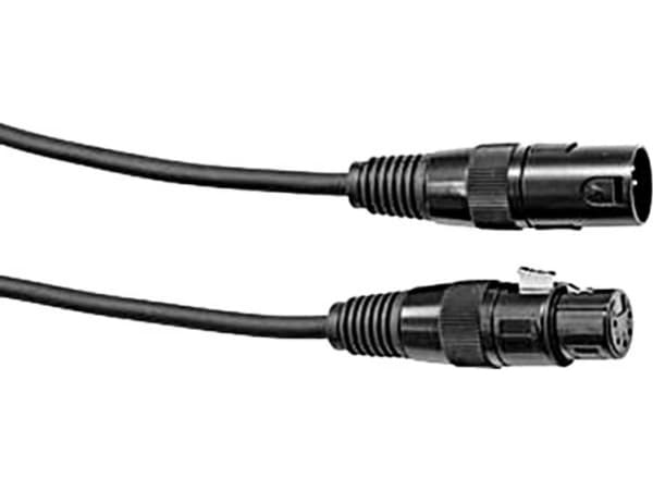 Eurolite DMX tilkoblingskabel [1x XLR-plugg 5-pinners - 1x XLR-kontakt 5-pins] 5 m 30227864 (30227864)
