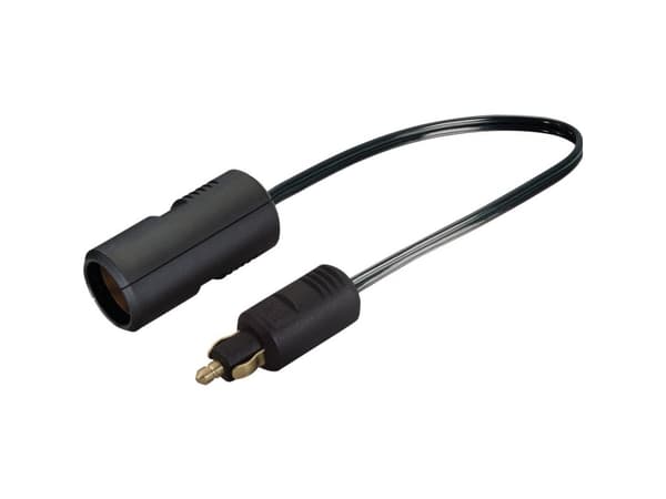 Adapteri Vakiopistoke tupakansytyttimeen ProCar 12 V adapterikaapeli, jossa on suuri pistorasia 12 tai 24 V/DC 8 A