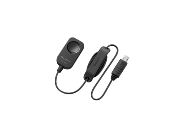 Sony RM-SPR1 - Fjärrkontroll för kamera - kabel - svart - för Cinema Line ILME-FX3; Cyber-shot DSC-RX100; a6100; a6400; a6600; a7 IV; a7s III; a9 II
