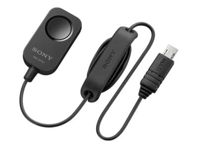 Sony RM-SPR1 - Fjärrkontroll för kamera - kabel - svart - för Cinema Line ILME-FX3; Cyber-shot DSC-RX100; a6100; a6400; a6600; a7 IV; a7s III; a9 II