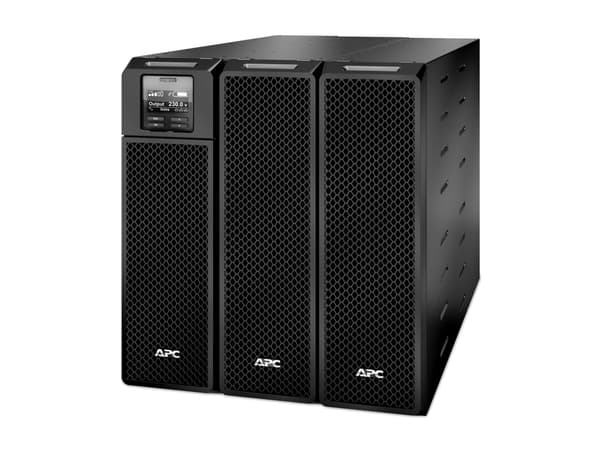 APC Smart-UPS SRT 8000VA - UPS (rackmonterbar/ekstern) - AC 230 V - 8000 watt - 8000 VA - Ethernet 10/100, USB - utgangskontakter: 14 - 6U - svart
