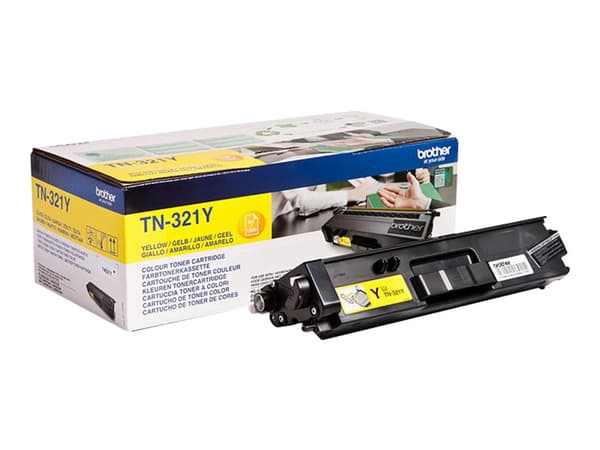 Brother TN321Y - Gul - original - tonerpatron - for Brother DCP-L8400, DCP-L8450, HL-L8250, HL-L8350, MFC-L8650, MFC-L8850