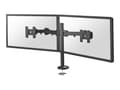 Miniatyrbilde 4 av 5: Neomounts FPMA-D960DG - Monteringssett - full bevegelse - for 2 LCD-skjermer - svart - skjermstørrelse: 10"-27" - malje, skrivebordsmonterbar