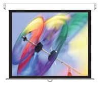 Optoma Panoview Pull Down Manual DS-3100PMG+ - Projeksjonsskjerm - takmonterbar, veggmonterbar - 100" (254 cm) - 4:3 - Matte White