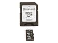 Miniatyrbild 1 av 5: Intenso Premium - Flash-minneskort (microSDXC till SD-adapter inkluderad) - 64 GB - UHS Class 1 / Class10 - mikroSDXC UHS-I