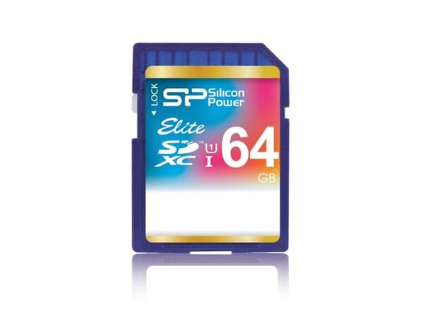 SILICON POWER Elite - Flashminnekort - 64 GB - Class 10 - SDXC UHS-I