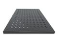 Miniatyrbilde 2 av 5: Intellinet 19" Fixed Shelf, 1U, 700mm Depth, Max 50kg ,Black - Rack-hylle - svart, RAL 9005 - 1U - 19"
