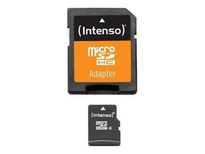 Intenso 3403480, 32 GB, MicroSDHC, Luokka 4, 20 MB/s, 5 MB/s, Iskunkestävä, Lämmönkestävä, Röntgensäteenkestävä