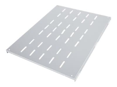Intellinet 19" kiinteä hylly, 1U, 900mm syvyys, Max 50kg, harmaa - Rackhylde - grå, RAL 7035 - 1U - 19" - 1U - 19"