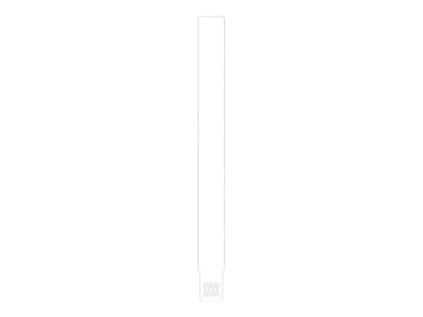 Zebra Z-Band UltraSoft - Polypropylen (PP) - adhesiv - hvit - 25.4 x 279.4 mm 1050 stk (6 rull(er) x 175) vinylarmbånd - for Zebra 110, 140, 220, Z4M