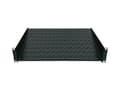 Miniatyrbilde 4 av 5: Intellinet 19" Cantilever Shelf, 2U, 2-Point Front Mount, 250mm Depth, Max 25kg, Black, Three Year Warranty - Rack-hylle - svart, RAL 9005 - 2U - 19"