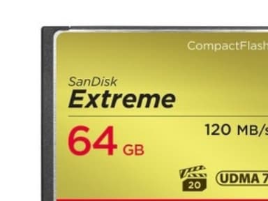 SanDisk Extreme - Flashhukommelseskortti - 64 GB - 567x - CompactFlash-levyjä