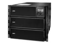Miniatyrbilde 5 av 5: APC Smart-UPS SRT 192V 8kVA and 10kVA RM Battery Pack - Batteriinnbygging (kan monteres i rack) - 2 x batteri - blysyre - 3U - svart - for P/N: AR300