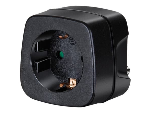 brennenstuhl Travel Adapter - Strømkoblingsadapter - Sør -frika Sort