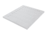 Intellinet 19" Fixed Shelf, 1U, 345mm Depth, Max 100kg, Grey - Rack-hylle - grå, RAL 7035 - 1U - 19"