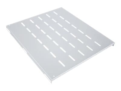 Intellinet 19" Fixed Shelf, 1U, 345mm Depth, Max 100kg, Grey - Rack-hylle - grå, RAL 7035 - 1U - 19"