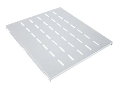 Intellinet 19" Fixed Shelf, 1U, 345mm Depth, Max 100kg, Grey - Rack-hylle - grå, RAL 7035 - 1U - 19"