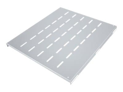 Intellinet 19" Fixed Shelf, 1U, 345mm Depth, Max 100kg, Grey - Hylla för rack - grå, RAL 7035 - 1U - 19"