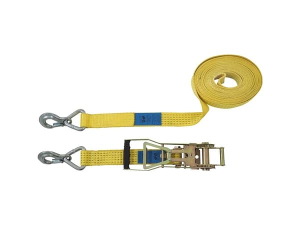 Petex 43193119 Todelt spænderem Trækkraft LC surring (individuelt / direkte)=2500 daN (L x B) 10 m x 50 mm Skralde med lang arm EN 12195