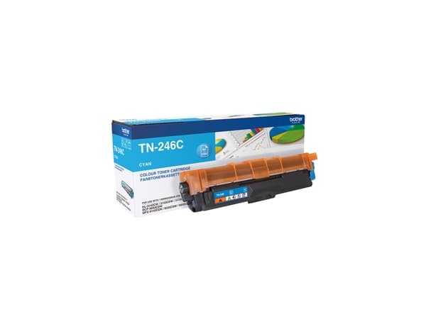 Brother TN246C - Cyan - original - tonerkassett - för Brother DCP-9017, DCP-9022, HL-3142, HL-3152, HL-3172, MFC-9142, MFC-9332, MFC-9342