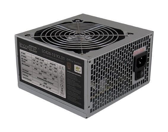 LC Power Office Series LC420-12 V2.31 - Strømforsyning (intern) - ATX12V 2.31 - 80 PLUS Bronze - 350 watt - aktiv PFC