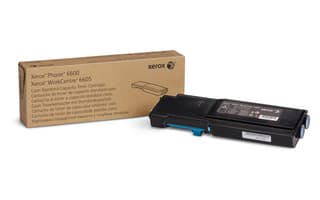 Xerox - Cyan - original - tonerpatron - for Phaser 6600DN, 6600N, 6600V_DNM; WorkCentre 6505V_DNC, 6605DN, 6605N, 6605V_DNC