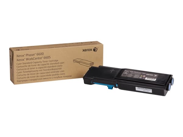 Xerox - Cyan - original - tonerpatron - for Phaser 6600DN, 6600N, 6600V_DNM; WorkCentre 6505V_DNC, 6605DN, 6605N, 6605V_DNC