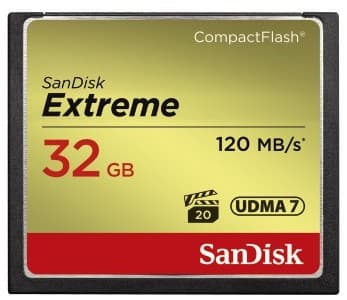 SanDisk Extreme - Flash-minneskort - 32 GB - 567x - CompactFlash