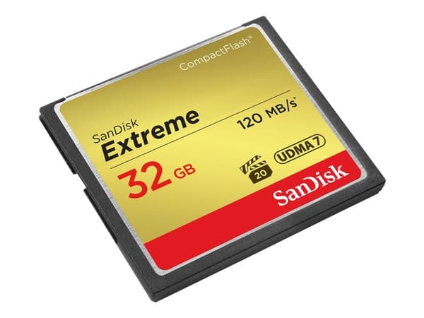 SanDisk Extreme - Flash-minneskort - 32 GB - 567x - CompactFlash