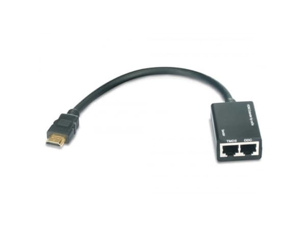 Techly IDATA EXT-E30D, HDMI, 1920 x 1080 piksler, sortering, 30 m, 8 bit, 165 Mhz