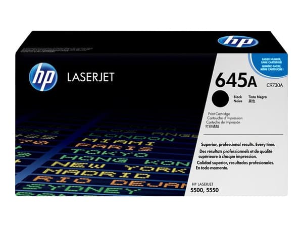 HP 645A - Svart - original - LaserJet - tonerkassett (C9730A) - för Color LaserJet 5500, 5550