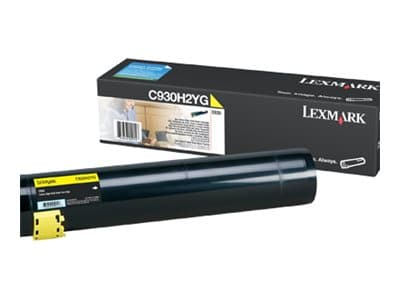 Lexmark - Høy ytelse - gul - original - tonerpatron LCCP - for Lexmark C935dn, C935dtn, C935dttn, C935hdn