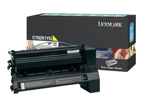 Lexmark - Ekstra høy ytelse - gul - original - tonerpatron LCCP, LRP - for Lexmark C782dn, C782dtn, C782n, X782e, X782e MFP, X782e Page Plus Solution