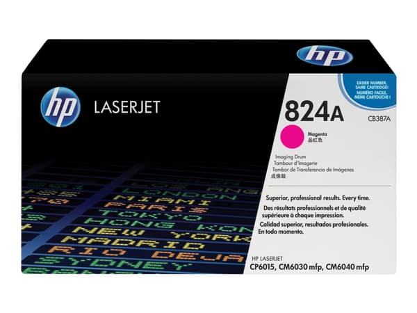HP 824A - Magenta - alkuperäinen - trombipakkaus - Color LaserJet CM6030, CM6040, CP6015 -malleihin
