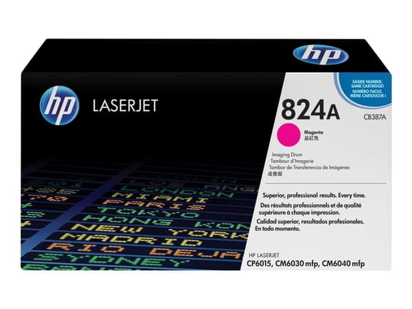 HP 824A - Magenta - alkuperäinen - trombipakkaus - Color LaserJet CM6030, CM6040, CP6015 -malleihin