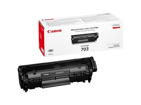Canon 703 - Svart - original - tonerpatron - for i-SENSYS LBP2900, LBP2900B, LBP3000; Laser Shot LBP-2900, 3000