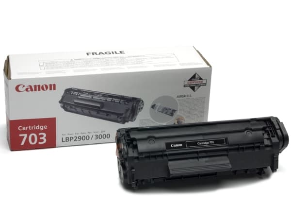 Canon 703 - Svart - original - tonerpatron - for i-SENSYS LBP2900, LBP2900B, LBP3000; Laser Shot LBP-2900, 3000