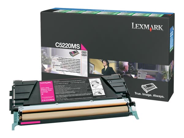 Lexmark - Magenta - original - tonerpatron LCCP, LRP - for Lexmark C522, C524, C530, C532, C534