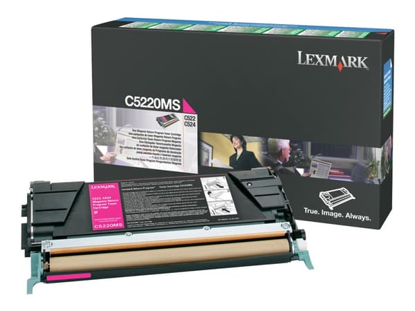 Lexmark - Magenta - original - tonerpatron LCCP, LRP - for Lexmark C522, C524, C530, C532, C534