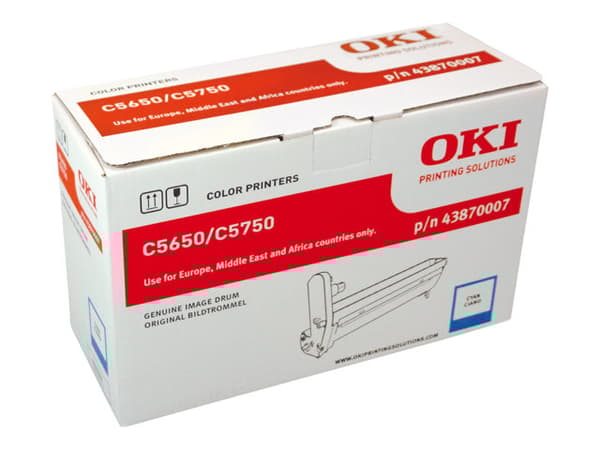 OKI - Cyan - original - trommelsett - for C5650dn, 5650n, 5750dn, 5750n