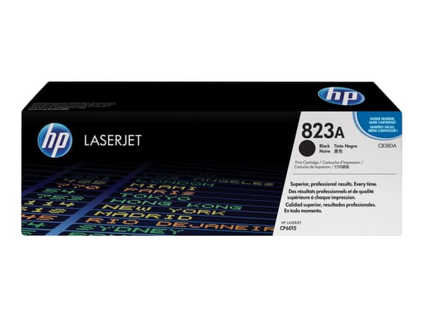 HP 823A, alkuperäinen musta LaserJet-värikasetti, 16500 sivua, Musta, 1 kpl