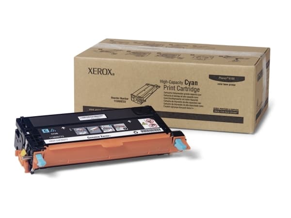 Xerox Phaser 6180MFP - Høykapasitets - cyan - original - tonerpatron - for Phaser 6180DN, 6180MFP/D, 6180MFP/N, 6180N