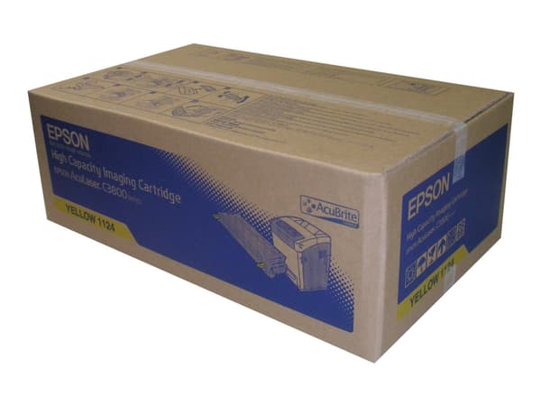 Epson - Hög kapacitet - gul - original - tonerkassett - för AcuLaser C3800DN, C3800DTN, C3800N