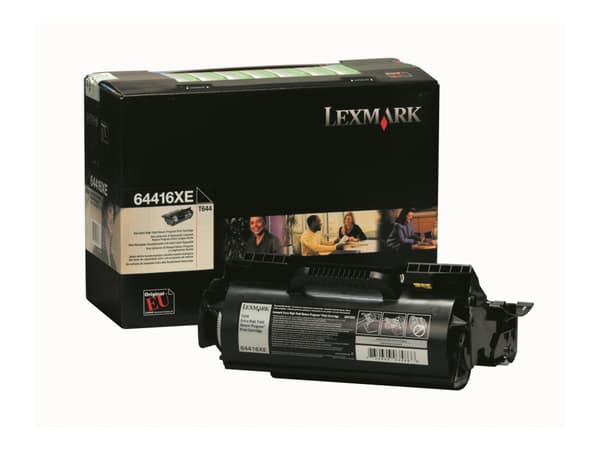 Lexmark - Ekstra høy ytelse - svart - original - tonerpatron LRP - for Lexmark T644, T644dn, T644dtn, T644n, T644tn