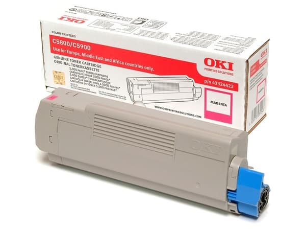 OKI - Magenta - original - tonerpatron - for C5550 MFP, 5800dn, 5800Ldn, 5800n, 5900cdtn, 5900dn, 5900dtn, 5900n