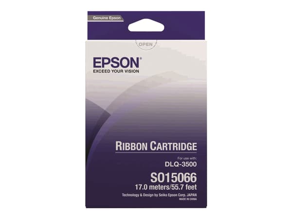 Epson - Svart - 16.75 m - tygfärgband - för DLQ 3000, 3000+, 3500, 3500II, 3500IIN