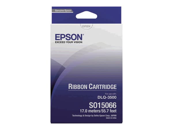 Epson - Svart - 16.75 m - tygfärgband - för DLQ 3000, 3000+, 3500, 3500II, 3500IIN