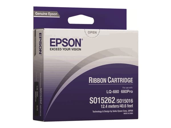 Epson - Svart - tygfärgband - för LQ 1060, 2500, 2500+, 2550, 670, 680, 680Pro